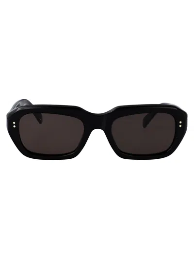 Retrosuperfuture Black Acetate Sunglasses In Green