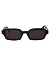 Retrosuperfuture Carino Rectangle-frame Sunglasses In Black