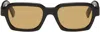Retrosuperfuture Rectangular Acetate Sunglasses Tinted Lenses In Black