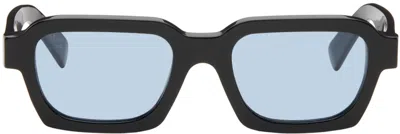 Retrosuperfuture Black Caro Sunglasses In Caro Azure