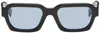 Retrosuperfuture Black Caro Sunglasses In Caro Azure