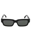 Retrosuperfuture Roma Square Sunglasses In Black