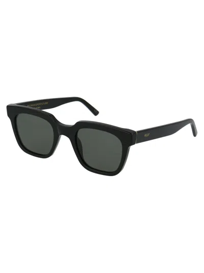Retrosuperfuture Black Logo Sunglasses