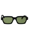 Retrosuperfuture Black Matte Acetate Sunglasses In Black