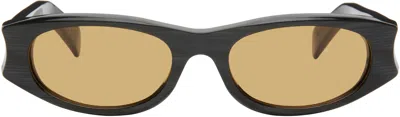 Retrosuperfuture Black Razzo Sunglasses In Fiammato