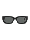 Retrosuperfuture Black Square Logo Sunglasses In Black