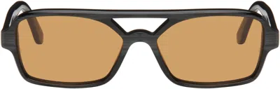 Retrosuperfuture Black Vico Sunglasses In Black Cat