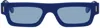 Retrosuperfuture Blue Colpo Francis Sunglasses In Blue