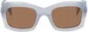 Retrosuperfuture Blue Komori Sunglasses In Light Blue