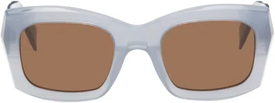 Retrosuperfuture Blue Komori Sunglasses In Light Blue