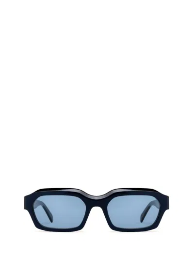 Retrosuperfuture Boletus Rectangle Frame Sunglasses In Blue