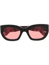 Retrosuperfuture Tortoiseshell-effect Round-frame Sunglasses In Brown