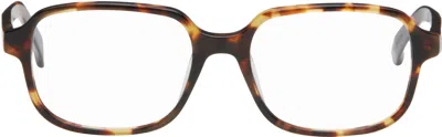 Retrosuperfuture Brown & Black Numero 05 Glasses In Burnt Havana