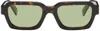 Retrosuperfuture Tortoiseshell Pilastro Sunglasses In Havana 3627