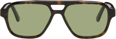 RETROSUPERFUTURE BROWN MANEVAL SUNGLASSES