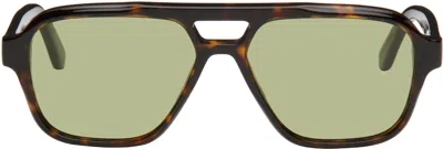 Retrosuperfuture Brown Maneval Sunglasses