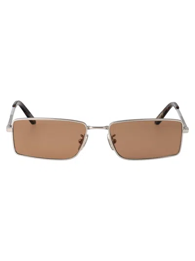 Retrosuperfuture Brown Marble Metal Sunglasses In Green