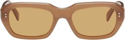 Retrosuperfuture Brown Miles Sunglasses In Cola
