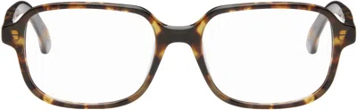 Retrosuperfuture Brown Numero 05 Glasses In Burnt Havana