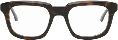 Retrosuperfuture Brown Numero 132 Glasses In 3672
