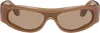 Retrosuperfuture Full Frame Sunglasses In Cola