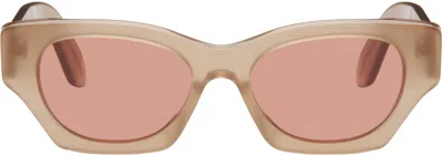 Retrosuperfuture Brown Tono Sunglasses In Light Brown