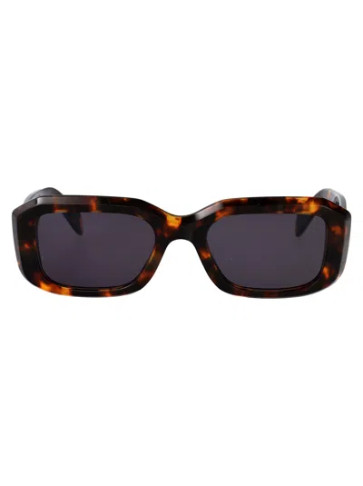 Retrosuperfuture Burnt Havana Acetate Sunglasses