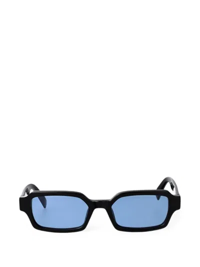 Retrosuperfuture Carino Rectangle-frame Sunglasses In Black