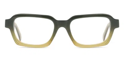 Retrosuperfuture Caro Optical Fumo Men's Glasses, Green, Size 53