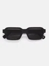 Retrosuperfuture Caro Rectangular Frame Sunglasses In Black