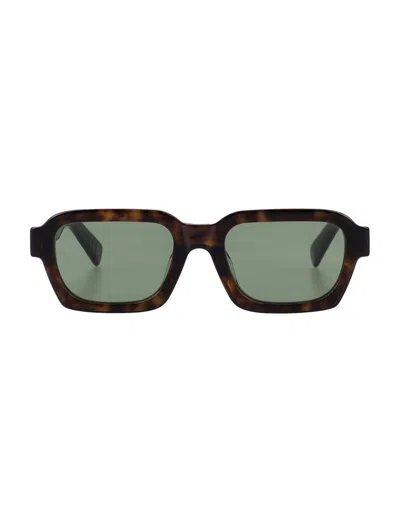 Retrosuperfuture Caro Rectangular Frame Sunglasses In Multi