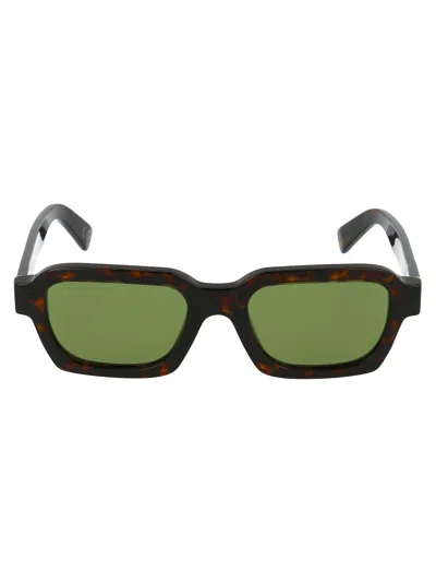 Retrosuperfuture Caro Sunglasses In Green