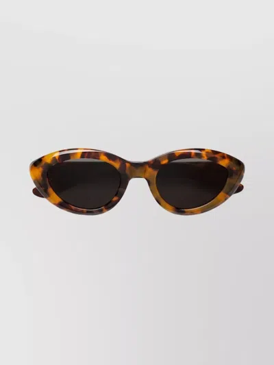 Retrosuperfuture Cat Eye Tortoiseshell Sunglasses With Tinted Lenses In Brown