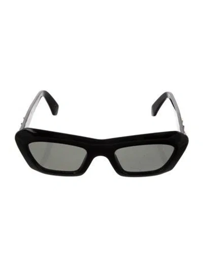 Pre-owned Retrosuperfuture Cat-eye Tinted Sunglasses In Black