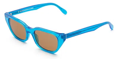 Retrosuperfuture Cento K0b Men's Sunglasses Blue Size 51