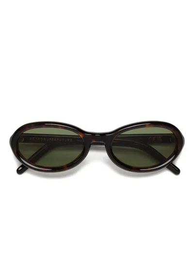 Retrosuperfuture Cherry Oval-frame Sunglasses In Brown