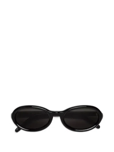 Retrosuperfuture Cherry Oval-frame Sunglasses In 블랙