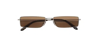 Retrosuperfuture Chopper Brown Marble Bm5 Men's Sunglasses Grey Size 55