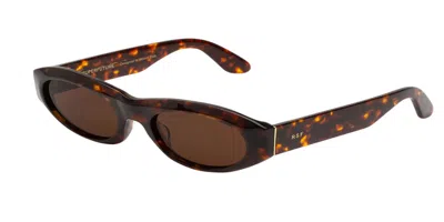 Retrosuperfuture Cinema Burnt Havana 6df Men's Sunglasses Tortoiseshell Size 55 In Brown