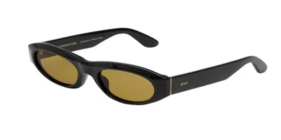 Retrosuperfuture Cinema Vintage Brown Qrv Men's Sunglasses Black Size 55