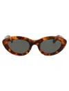Retrosuperfuture Spotted Ana Acetate Sunglasses In Gray