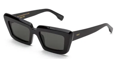 Retrosuperfuture Coccodrillo White 2gs Men's Sunglasses Black Size 57