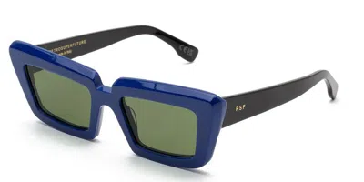 Retrosuperfuture Coccodrillo White 4xz Men's Sunglasses Blue Size 57