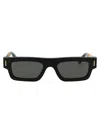 Retrosuperfuture Tinted-lens Square-frame Sunglasses In Francis Black