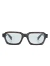 Retrosuperfuture X A Cold Wall Caro Rectangle-frame Sunglasses In Neutral