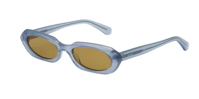 Retrosuperfuture Epoca Bella Gqp Men's Sunglasses Blue Size 54 In Gray