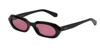 Retrosuperfuture Epoca Fragolina 1r7 Men's Sunglasses Black Size 54 In Brown