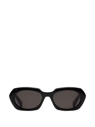 Retrosuperfuture Epoca Oval-frame Sunglasses In Black