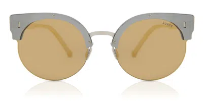 Retrosuperfuture Era T7v Men's Sunglasses Silver Size 54