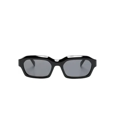 Retrosuperfuture Boletus Rectangle-frame Sunglasses In Black